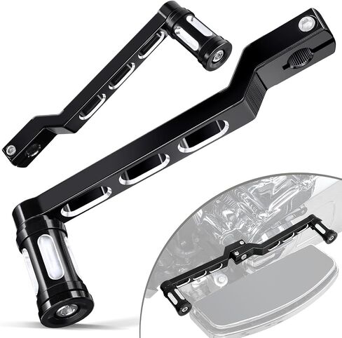 Benlari Heel Toe Gear Shifter Lever Pegs, CNC Shift Lever Peg Fit for Harley Touring Electra Glide Street Road Glide Road King 1988-later, FL Softail 1986-later, Tri Glide Trikes 2008-later, Black in Kuwait