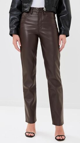 Good American Women's Better Than Leather Good Icon Pants in Saudi Arabia