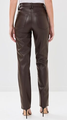 Good American Women's Better Than Leather Good Icon Pants in Saudi Arabia