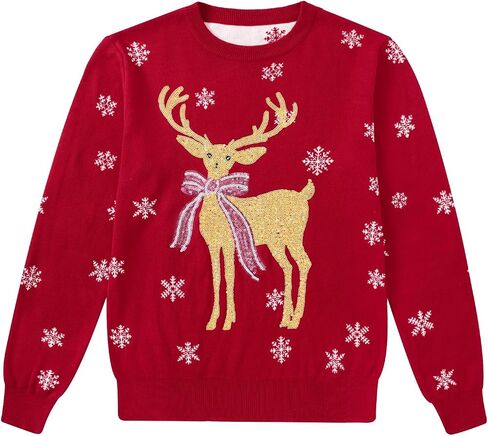 Boys' Ugly Christmas Sweaters for Kids Girl Xmas Pullover Sweatshirt 7-14Y in Kuwait
