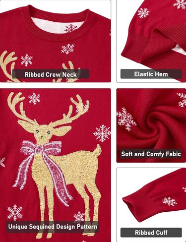 Boys' Ugly Christmas Sweaters for Kids Girl Xmas Pullover Sweatshirt 7-14Y in Kuwait