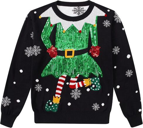 Boys' Ugly Christmas Sweaters for Kids Girl Xmas Pullover Sweatshirt 7-14Y in Kuwait