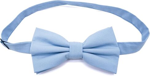 Boys Pre-tied Cotton Bow Ties Adjustable Solid Color Bow Tie Classic Bow Tie For Kids in Kuwait