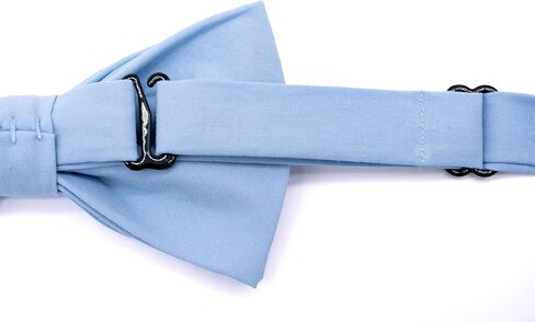 Boys Pre-tied Cotton Bow Ties Adjustable Solid Color Bow Tie Classic Bow Tie For Kids in Kuwait