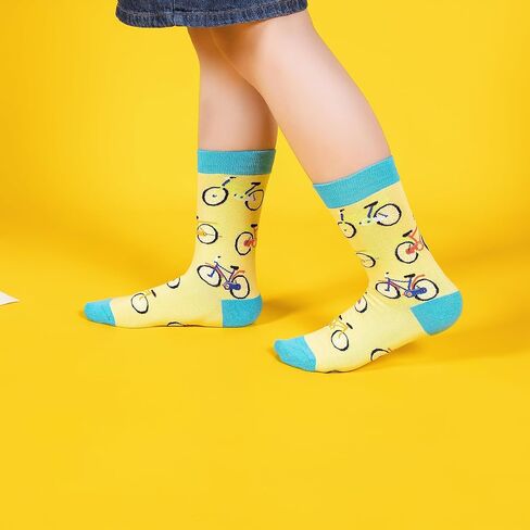Boys Socks 6-8 Years Old Crazy Socks for Kids 10-12 Silly Funny Novelty Dress Socks for Boy Girl Birthday Christmas Gift in Kuwait