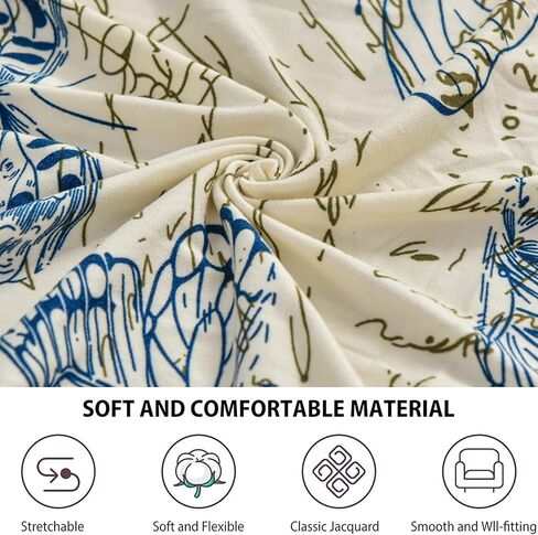 CRFATOP Polyester Wing Chair Covers 2 Piece Stretch Wingback Chair Slipcover Solid Wingback Armchair Covers with Elastic Bottom for Living Room Bedroom Wingback Chair,A32 in Kuwait