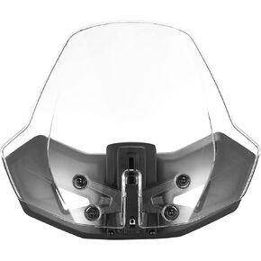 KEMIMOTO Adventure Windshield Compatible with Can-Am Ryker Windshield 600, 900, Sport & Rally Edition Adjustable Clear XXL Windshield Replace #219401032