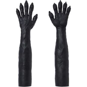 Silicone Beast Paws Dragon Werewolf Claws Monster Animal Gloves for Adult Roleplay Masquerade Cosplay Costume (Monster Gloves)