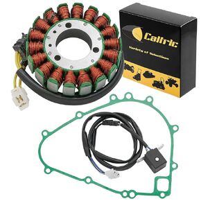 Caltric Stator & Gasket Compatible with Kawasaki Bayou 300 Klf300C KLF 300C 4X4 1989 1990 1991 1992-2005