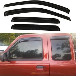 4 قطعة شريط تثبيت خارجي على واقي المطر من الشمس مجموعة حاجب النافذة الجانبية حاجب الرياح حاجب نافذة حاجب مناسب لـ 2016-2021 مازدا CX9 in Kuwait