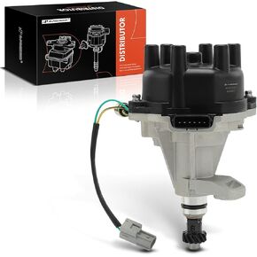 A-Premium Ignition Distributor with Cap & Rotor Compatible with Nissan, Infiniti & Mercury Vehicles - 3.3L V6 Only - Frontier 1999-2004, Pathfinder 1996-2000, Quest 1999-2002, Xterra 2000-2004