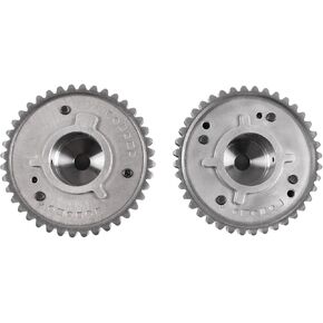 CJ5E6C524AD 2Pcs Intake & Exhaust Engine VVT Camshaft Sprockets Gear Fit for Ford Explorer Fusion Mustang Edge Focus Escape, Lincoln MKC MKT MKZ, Land Rover Discovery Sport L550 2.0L 2.3L
