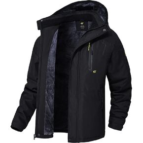QPNGRP Mens Waterproof Ski Snowboard Jacket Winter Windproof Snow Coat
