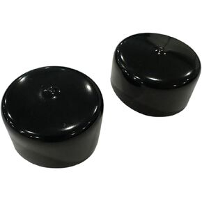 2-Inch Rubber Wheel Hub Trailer Bearing Dust Cap Plug Grease Cover (2 Pack)