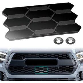 Grill Sensor Cover for 2016-2023 Tacoma TSS Sensor Garnish Cover TR D Pro Grille Insert Plate for 3rd Gen Tacoma Accessories