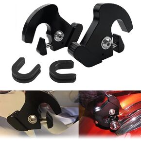 Detachable Rotary Mounting Sissy Bar Luggage Rack Latch Clips Kit Fits for Harley Davidson Sportster Touring Street Glide Road King Electra Glide 1986-2024
