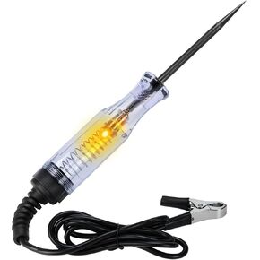 Test Light Automotive, Circuit Tester 6V-12V-24V Car Electrical Test Pen with Continuity Voltage Electrical Fuse Tester for Sedan, SUV, RV and Truck