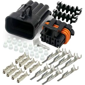 Metri-Pack 150 Series 8-Way Connector w/22 20 AWG Sealed 16 V & 14 amps