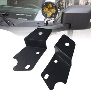 Bronco A-Pillar Light Mount Bracket Lower Windshield Hinge Mounting Accessories Led Ditch Light Bar Mount Cowl Hood LED Pods Off-Road Cube Light Holder (Signal)