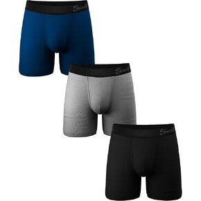 Shinesty Hammock Support Mens Boxer Briefs | Underwear Flyless | 3 Pack