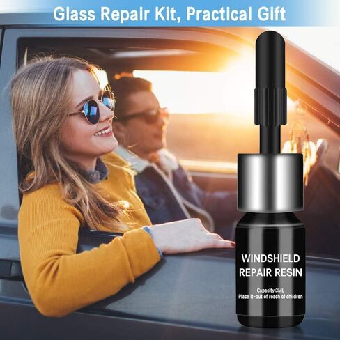 Windshield Repair kit, Glass Cracked Repair Kits, Car Glass Repair Glue Scratch Chip Cracks Repair Kit Quick Fix for Cracks(2 Pack) in Kuwait