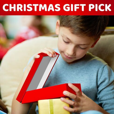 HAPPYPOP Christmas Gifts Stocking Socks for Kids - Xmas Stocking Stuffers for Boys Girls 4 Pack with Greeting Card in Saudi Arabia
