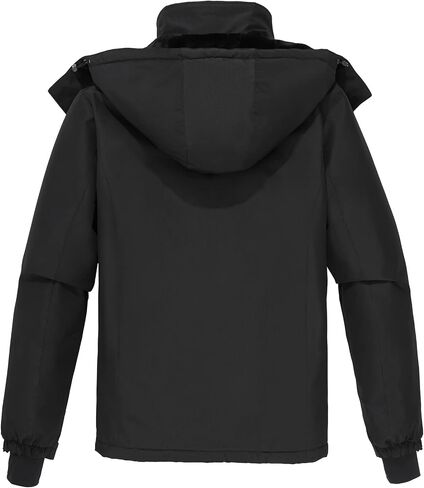 CAMEL CROWN Men's Mountain Snow Waterproof Ski Jacket Detachable Hood Windproof Fleece Parka Rain Jacket Winter Coat in Saudi Arabia