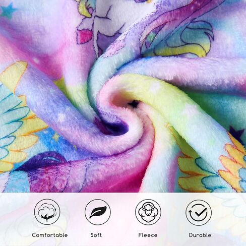 Funnycokid Girls Robe with Matching Sleep Mask Scrunchie for Kids 6-13 Years in Kuwait