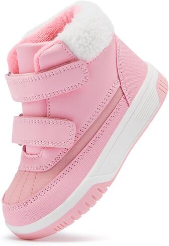 BMCiTYBM Toddler Snow Boots Boys Girls Winter Warm Shoes High Top Outdoor Sneakers for Cold Weather in Saudi Arabia