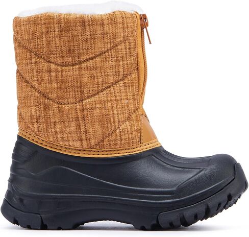 BMCiTYBM Toddler Snow Boots Boys Girls Winter Warm Shoes High Top Outdoor Sneakers for Cold Weather in Saudi Arabia