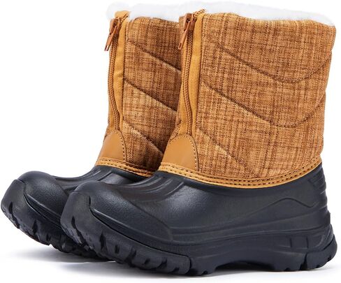 BMCiTYBM Toddler Snow Boots Boys Girls Winter Warm Shoes High Top Outdoor Sneakers for Cold Weather in Saudi Arabia