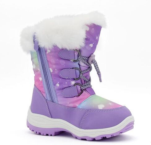 Nova Mountain Light Up Boots Boys Girls Little Kids Winter Snow Boots in Saudi Arabia