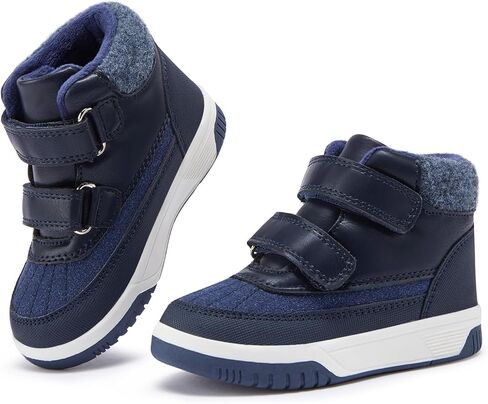 BMCiTYBM Toddler Snow Boots Boys Girls Winter Warm Shoes High Top Outdoor Sneakers for Cold Weather in Kuwait