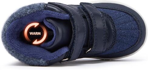 BMCiTYBM Toddler Snow Boots Boys Girls Winter Warm Shoes High Top Outdoor Sneakers for Cold Weather in Kuwait