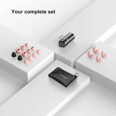 Ear Plugs for Sleeping Noise Reduction Reuseable, Concerts, Focus, Travel, Work, High Fidelity– 7 Pair Eartips – Flexible Soft-Touch – NRR of 24 and 27 dB Noise Cancelling Black Red,1 Count(Pack of 1) in Saudi Arabia