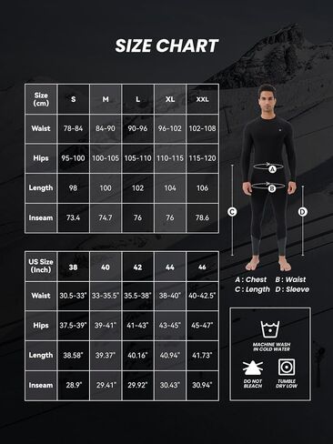 Smart Thermal Underwear Shirts for Men Lightweight Base Layer Tops Long Sleeve Shirts with Temperature Regulation in Saudi Arabia