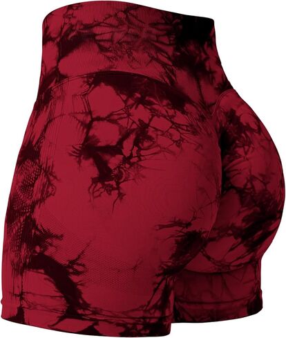 YEOREO Professional Women Workout Shorts 3.6" Scrunch Shorts Seamless High Waisted Contour Gym Yoga Biker Shorts in Kuwait