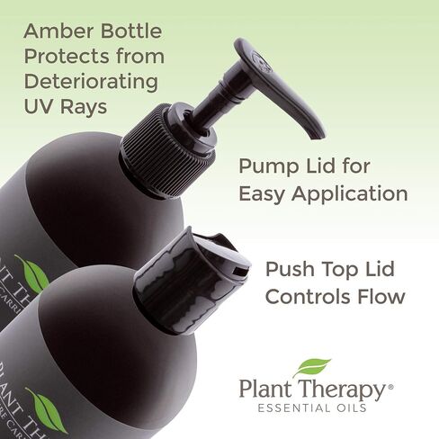 Plant Therapy Castor Oil USDA Organic Cold Pressed 100% Pure Hexane Free 16 oz Conditioning & Healing, For Dry Skin, Hair Growth - Skin, Hair Care, Eyelashes in Saudi Arabia