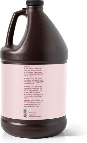 Plant Therapy Castor Oil USDA Organic Cold Pressed 100% Pure Hexane Free 16 oz Conditioning & Healing, For Dry Skin, Hair Growth - Skin, Hair Care, Eyelashes in Saudi Arabia