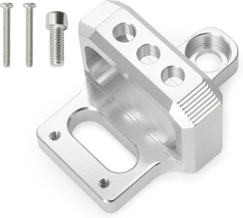 Solenoid Valve Mount Holder Bracket Billet 3 Port for Mac AEM Boost Controller Universal Solenoid Valve Mount Holder Bracket Kit CNC Billet Aluminum (Black) in Kuwait