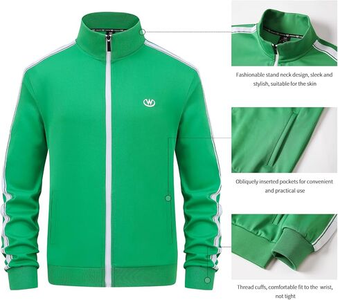 Men's Tracksuits Set Long Sleeve Causal Full Zip Running Sports Sweatsuit for Men 2 Piece Outfits in Saudi Arabia