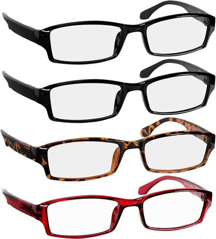 TruVision Readers Reading Glasses, Comfort Spring Hinges for Men and Women, 9501HP in Saudi Arabia