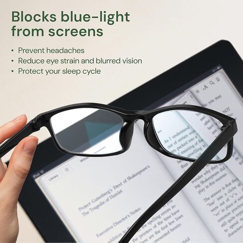 Gaoye Multi Pack Reading Glasses - Blue Light Blocking Lenses, TR90 Frames, UV400 - Eyeglasses with Clear Vision in Kuwait