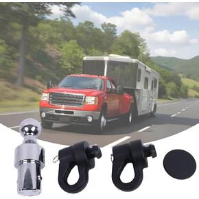 60692 Gooseneck Hitch Kit Compatible with Ford F-250 F-350 F-450 Compatible with Chevrolet Silverado 2500 HD 3500 HD