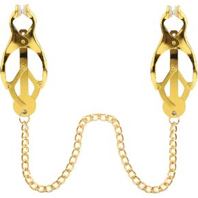 Body Clamps with Chain Adjustable Pressure Body Ring Body Chain Body Clip Non Piercing Chain Stainless Steel for Women Faux Body Jewelry Clip on Jewelry