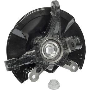 Pair Front LH & RH Steering Knuckle & Wheel Bearing Hub Assembly Fits 2006-2011 Honda Civic(Without Si Model), 44300SNA952, 44300TR0951, 44600SNAA00, 45255SNAA00, 51211SNA010 698450 698451