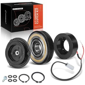 A-Premium Air Conditioner AC Compressor Clutch Kit Compatible with Mazda 3, 3 Sport, 2010 2011 2012 2013, 2.0L