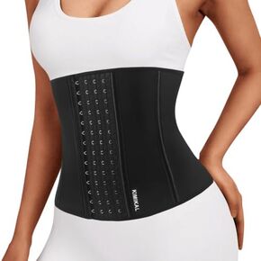 KIMIKAL Women Waist Trainer Corset Belt: Under Clothes Sport Tummy Control Long Torso Shapewear for Women