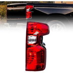 LED Tail Lights Assembly Compatible With 2019 2020 2021 2022 2023 2024 Chevy Silverado 1500 2500HD 3500HD, Rear Taillights Brake Lights Replace 84678149/84678150, Right Passenger Side