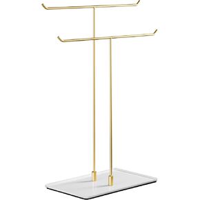 Necklace Stand Aesthetic Necklace Holder: Metal Necklace Organizer for Home Decor, Gold
